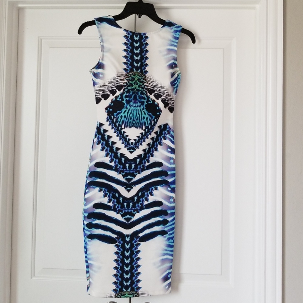 Asos Petite Graphoc Print Dress